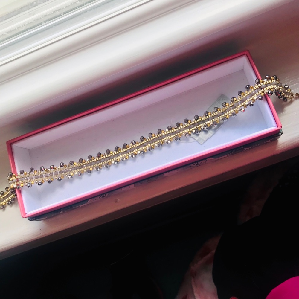Beautiful beaded choker necklace
